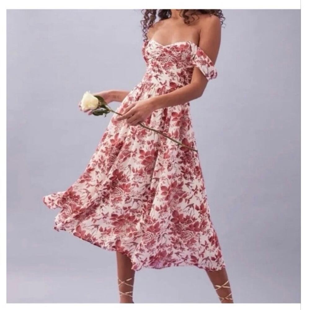 NWOT Reformation the Violet Midi Dress